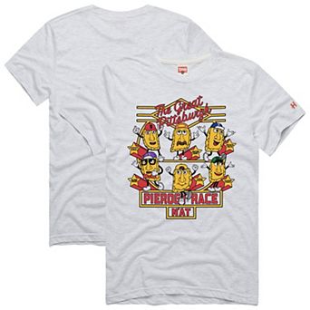 Men's Homage Ash Pittsburgh Pirates Hyper Local Refresh Tri-Blend T-Shirt
