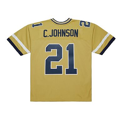 Men's Mitchell & Ness Calvin Johnson Gold Georgia Tech Yellow Jackets 2006 Big & Tall Legacy Jersey
