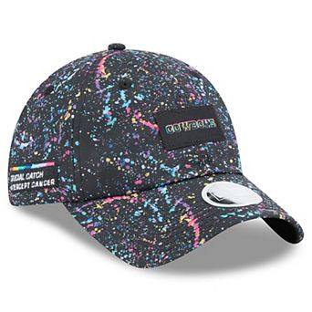 Women's New Era Black Dallas Cowboys 2025 NFL Crucial Catch Pony Tail Adjustable Hat