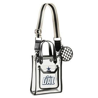 WEAR by Erin Andrews Dallas Cowboys Clear Stadium Crossbody Purse with Coin Pouch