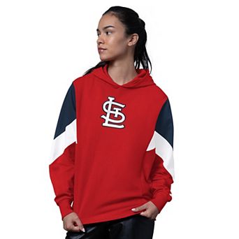 Women's Starter Red St. Louis Cardinals Scrimmage Pullover Hoodie