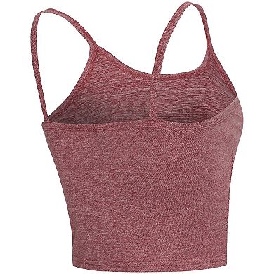 "Women's Concepts Sport Heather Scarlet Ohio State Buckeyes Rigor Three-Piece Tank, Short & Robe Set"