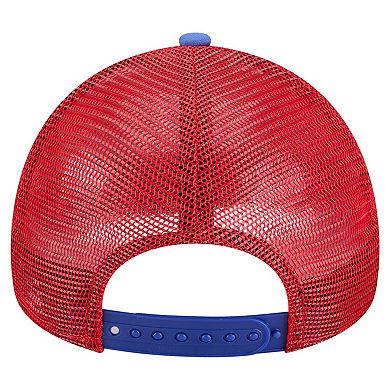 Youth New Era White/Royal Buffalo Bills Streak 9FORTY A-Frame Adjustable Hat