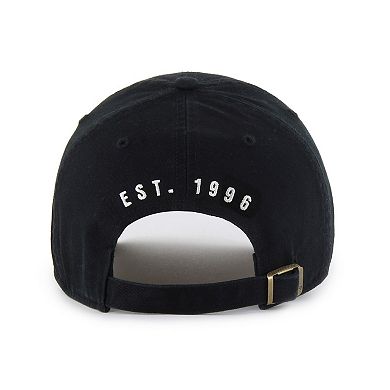 Men's '47 Black Baltimore Ravens Hard Hat Clean Up Adjustable Hat