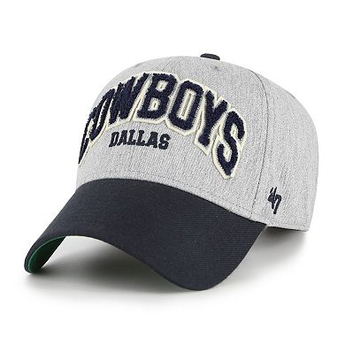 Men's '47 Heather Gray Dallas Cowboys Standish MVP Adjustable Hat