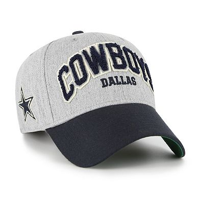 Men's '47 Heather Gray Dallas Cowboys Standish MVP Adjustable Hat