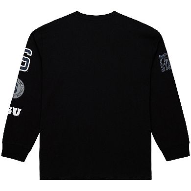 Men's Mitchell & Ness Black Penn State Nittany Lions Training Camp Long Sleeve T-Shirt