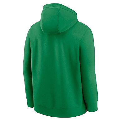Men's Nike Green Oregon Ducks Club Fleece Arch Pullover Hoodie
