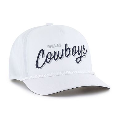 Men's '47 White Dallas Cowboys Brrr Fairway Hitch Adjustable Hat