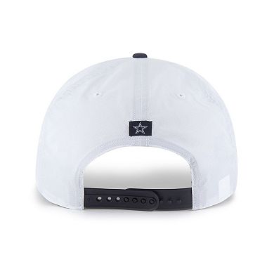 Men's '47 White/Navy Dallas Cowboys Suburbia Hitch Two-Tone Adjustable Hat