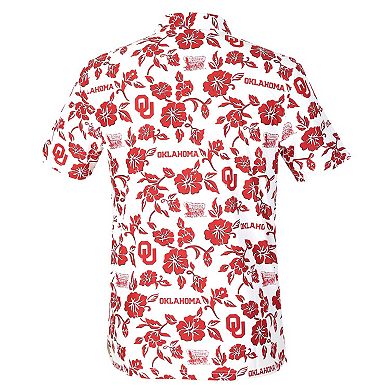 Men's Reyn Spooner White Oklahoma Sooners Pua Performance Polo