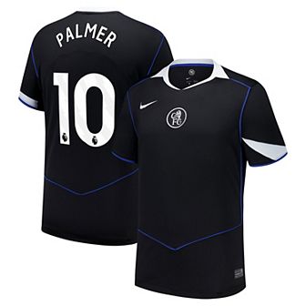 Men's Nike Cole Palmer Black Chelsea 2025/26 Third Replica Player Jersey
