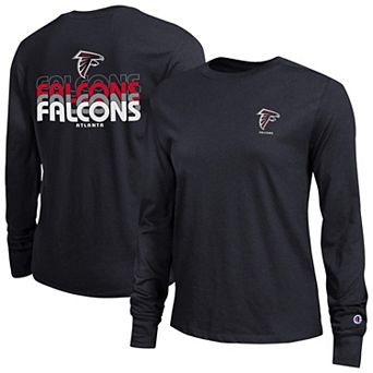 Women's Champion Black Atlanta Falcons Core Long-Sleeve T-Shirt