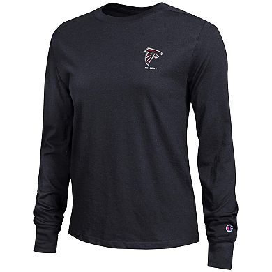 Women's Champion Black Atlanta Falcons Core Long-Sleeve T-Shirt
