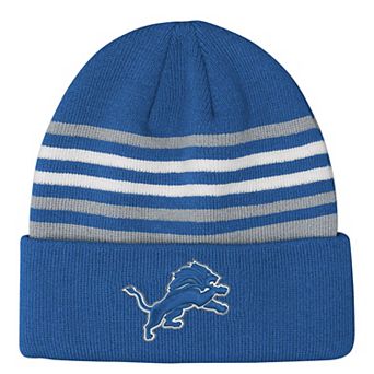 Youth Outerstuff Blue Detroit Lions Essentials Cuffed Knit Hat