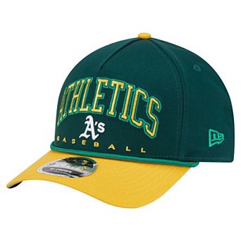 Men's New Era Green/Gold Athletics Arch 9FORTY A-Frame M-Crown Adjustable Hat