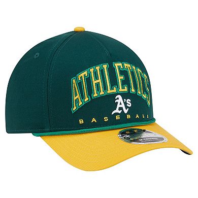 Men's New Era Green/Gold Athletics Arch 9FORTY A-Frame M-Crown Adjustable Hat