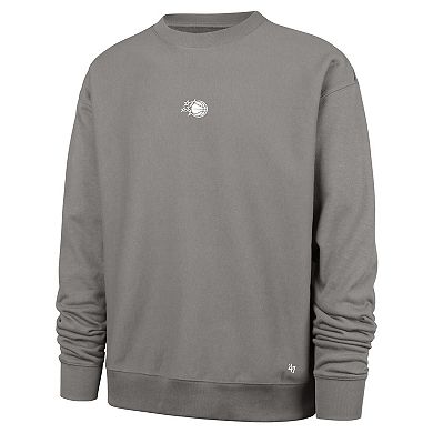 Men's '47 Gray Orlando Magic Offside Foundation Crew Neck Sweatshirt