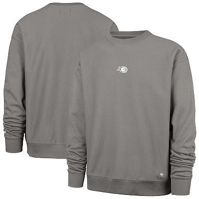 Men's '47 Gray Orlando Magic Offside Foundation Crew Neck Sweatshirt
