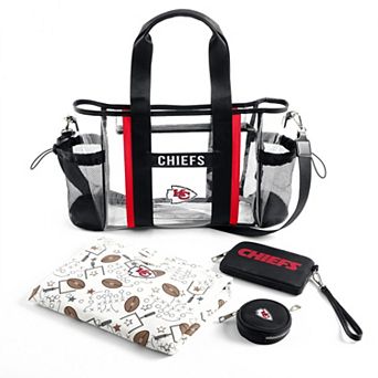 WEAR by Erin Andrews Kansas City Chiefs Clear Stadium Baby Bag