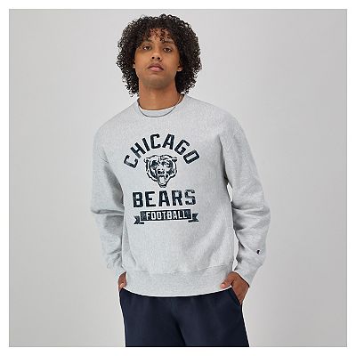 CHICAGO Bears セーター Men's Champion Heather Gray Chicago Bears Reverse Weave Fleece