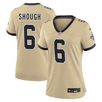 Women's Nike Tyler Shough Gold New Orleans Saints Alternate Game Player Jersey