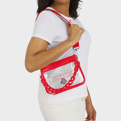 WEAR by Erin Andrews Ohio State Buckeyes Plastic Chain Mini Crossbody Bag