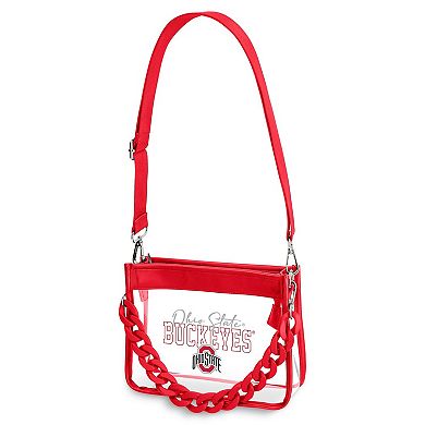 WEAR by Erin Andrews Ohio State Buckeyes Plastic Chain Mini Crossbody Bag