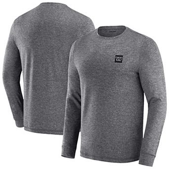 Men's J. Palmer Heather Black Washington Commanders Four Down Long Sleeve T-Shirt