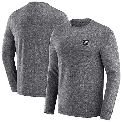 Men's J. Palmer Heather Black Washington Commanders Four Down Long Sleeve T-Shirt