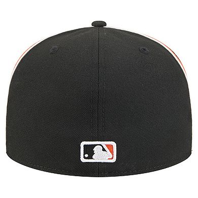Men's New Era Black Baltimore Orioles Soutache 59FIFTY Fitted Hat