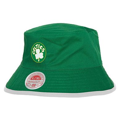 Men's Mitchell & Ness Black Boston Celtics Flip It Reversible Bucket Hat