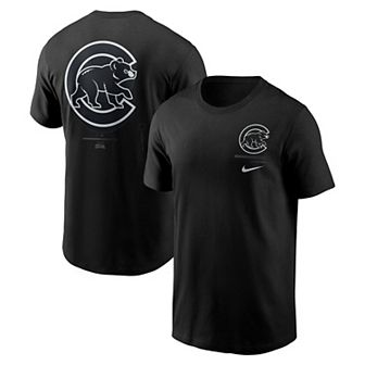 Men's Nike Black Chicago Cubs Bar Loading T-Shirt