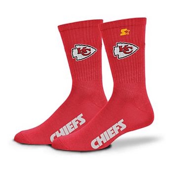 Unisex Starter Red Kansas City Chiefs Satin Crew Socks