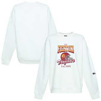 Women's Hype and Vice White USC Trojans Classic Era Sweatshirt