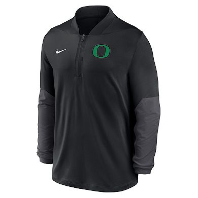 Men's Nike Black Oregon Ducks One Goal Performance Half-Zip Pullover