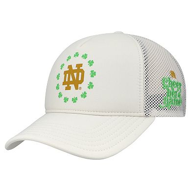 Men's Under Armour Cream Notre Dame Fighting Irish Cheer Her Name Sportstyle Foam Adjustable Hat