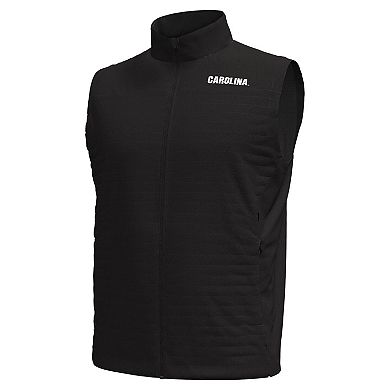 Men's Under Armour Black South Carolina Gamecocks Drive Pro Storm Full-Zip Vest