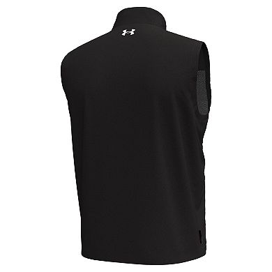 Men's Under Armour Black South Carolina Gamecocks Drive Pro Storm Full-Zip Vest
