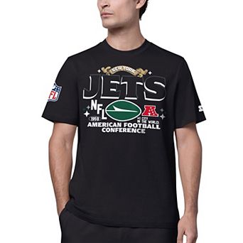 Men's Starter Black New York Jets AFC T-Shirt
