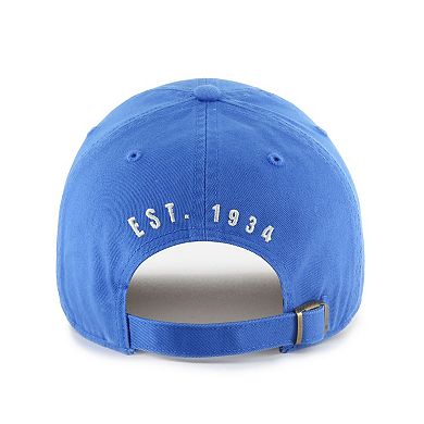 Men's '47 Blue Detroit Lions Hard Hat Clean Up Adjustable Hat