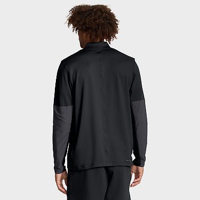 Men's Nike Black Iowa Hawkeyes One Goal Performance Half-Zip Pullover