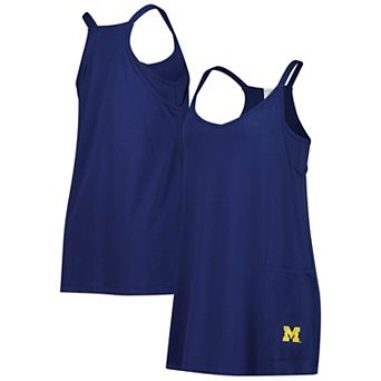 Women's ZooZatz Navy Michigan Wolverines Active Pocketed Skort Dress