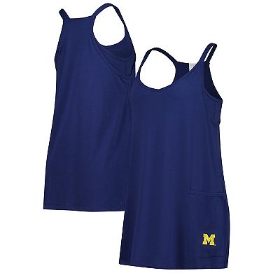 Women's ZooZatz Navy Michigan Wolverines Active Pocketed Skort Dress