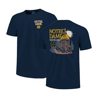 Unisex Image One Navy Notre Dame Fighting Irish Hyper Local Golden Dome T-Shirt