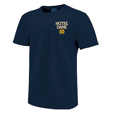 Unisex Image One Navy Notre Dame Fighting Irish Hyper Local Golden Dome T-Shirt