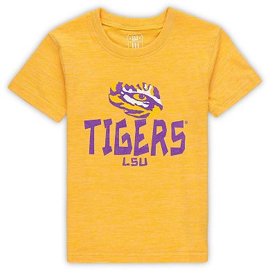Toddler Wes & Willy LSU Tigers Cloudy Yarn T-Shirt & Shorts Set