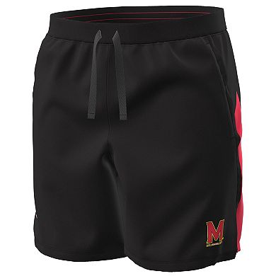 Men's Under Armour Black Maryland Terrapins Woven Shorts
