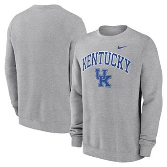 Men's Nike Gray Kentucky Wildcats Arch Pullover Sweatshirt