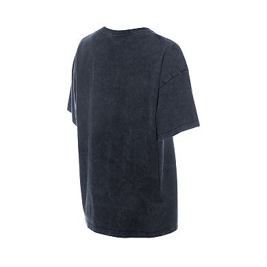 Women's New Era Navy Houston Astros Mineral Wash Oversized T-Shirt